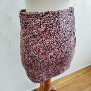 BCBG Generation Mini Skirt / Print / Pink & Black / Medium